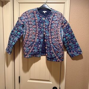 EARTHBOUND Navy Quilted Jacket